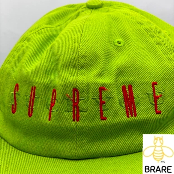 Supreme Other - Supreme Fuck You 6 PANEL Lime Hat FW19